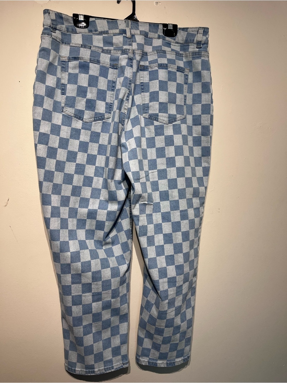 Forever 21 Checkered Denim Jeans - Picture 4 of 6